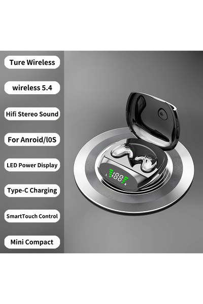 Choice1 VIKEFON Black Wireless Sports Bluetooth Headphones Highend Tws Dual E...