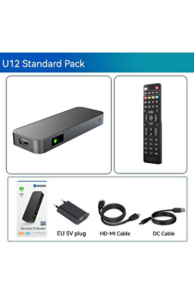 Choice EU Plug HD Tuner Ubisheng DVB T2 DVB C Digital Tuner H265 TDT HD FTA T...