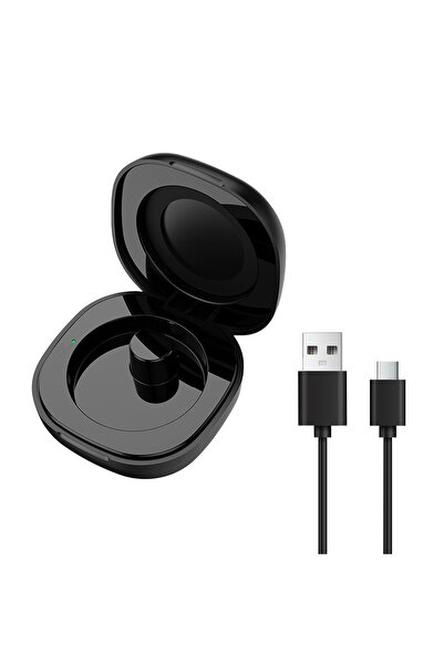 Choice Black Charging Case For R09 Smart Ring 200mAh Portable Charging Box Fo...