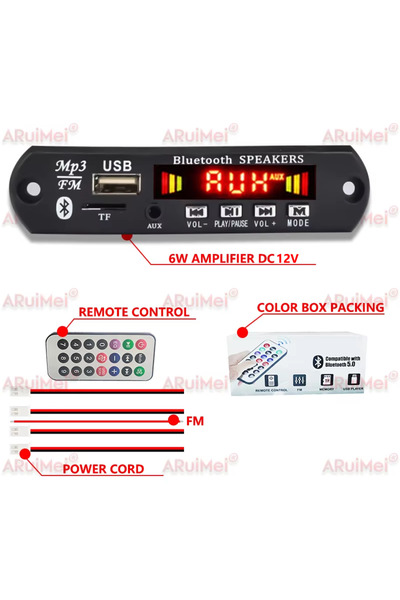 Choice 6W 160W Amplifier Bluetooth 5.1 MP3 Decoder Board 2*80W Audio Player 1...