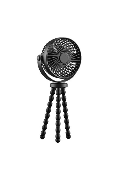 Choice Black 5000mAh Octopus Fan Large-capacity Silent Baby Stroller Fan Smal...