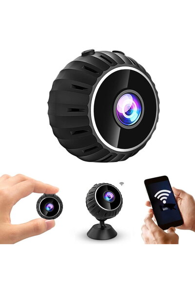 StartONTeam Mini cameră, WiFi, microfon, senzor de mișcare, vedere nocturnă, ...