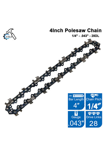 Choice 4inch 1pc 4/6/8 Inch Saw Bar 28/36 Knots Electric Chain Saw Accessorie...
