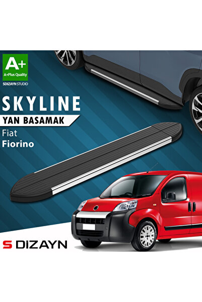 S Dizayn Fiat Fiorino Skyline Krom Yan Basamak 173 Cm 2008 Üzeri A+ Kalite FI...
