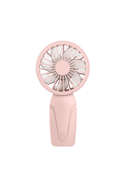 choice2 Pink Portable Handheld Small Fan ABS Lightweight Cute Appearance USB ...