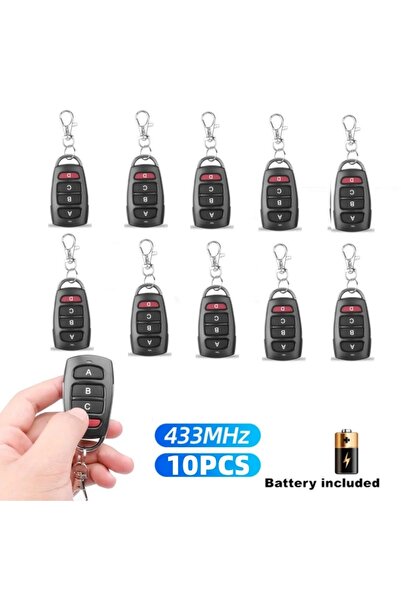 Choice kebidumei 10PCS ABCD Key 10/5pcs Wireless RF 433mhz Remote Control Cop...
