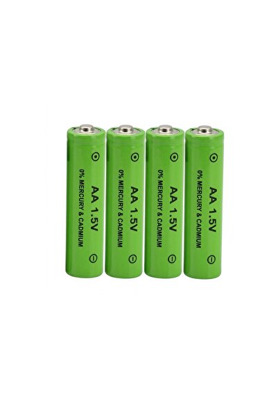 ChargeBox أربعة بطاريات (قلم) قابلة لإعادة الشحن AA