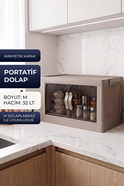 Kitchen Life Tekli İstiflenebilir Portatif Katlanabilir Çok Amaçlı Organizer ...