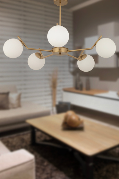 Apliqa Sara 5Li Eskitme Boyalı  Beyaz Camlı Modern Genç Odası Yemek Masası Üs...