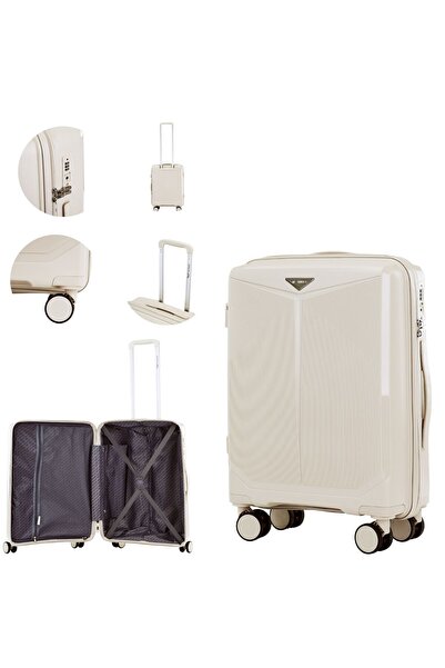 WINGS BRAND Troler de cabină Wings COCKATIEL polipropilenă 20 " BEJ