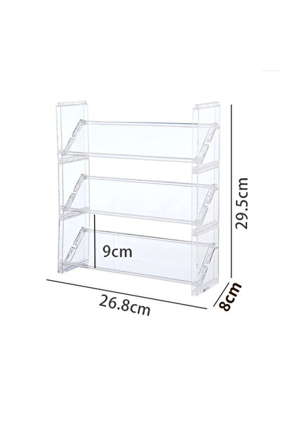 Choice Small 3 layers Anime Badge Display Rack Stackable Multi-Layer Transpar...