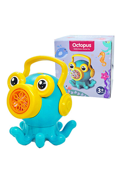 Choice KM1338-35-G Cartoon Octopus Green Bubble Shakes His Head And Spits Bub...