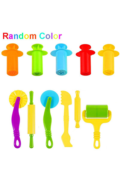 Choice 11pcs random color Clay and Dough Modelling Tools Kit Rollers Molds Cu...