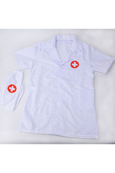 Choice White Kids Cosplay costumes Boys Girls Doctor Nurse uniforms Fancy Tod...