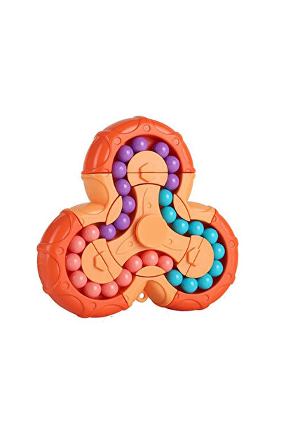 Choice 6orange Six-sided Rotation Finger Bean Intelligence Gyro Antistress Fi...