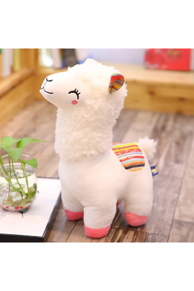 Choice 25cm White 25cm Smile Alpaca Llama Plush Animals Toy Cute Stuffed Doll...