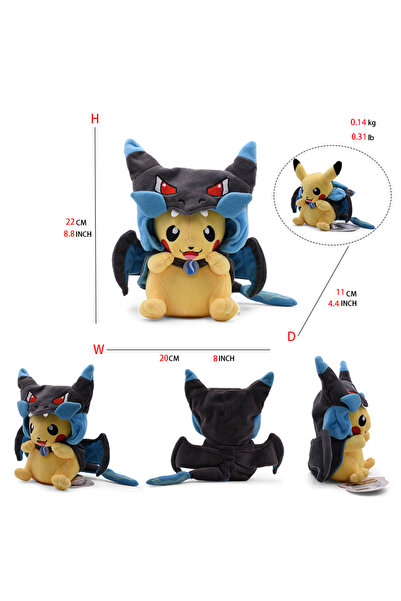 Choice Rayquaza BK Pikachu5 Cos Eevee Pikachu Cosplay Plush Toys Pikachu Pelu...