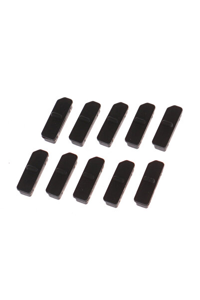 KOQZM Black 10Pcs/Set Dust Plug For Display Port Protective Cover Covers Dust...