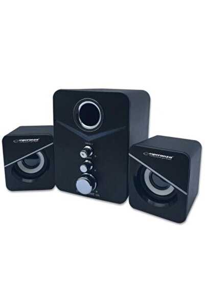 ESPERANZA CANCAN Speakers, 6W, 2.1, Black/Blue