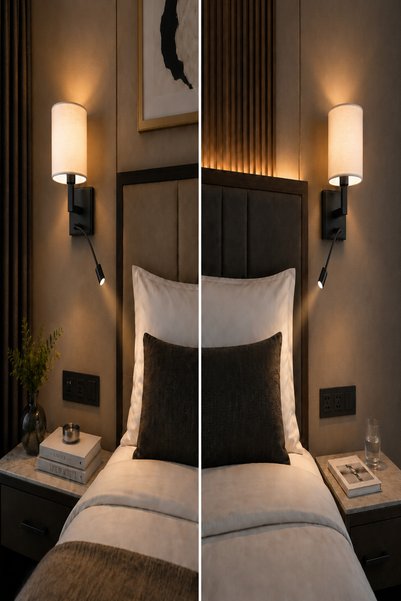LEBIS Axis Series Wall Sconce - Black