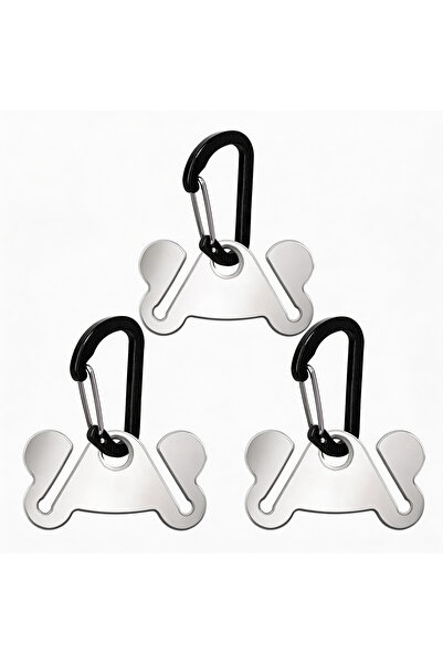 Choice 3pcs Stainless Steel Dog Poop Bag Holder Carrier, Hands Free Waste Bag...