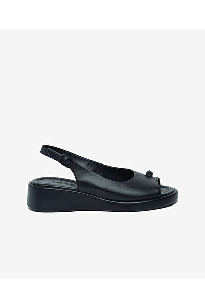 Greyder Kadın Siyah Hakiki Deri Sandalet 6Y2TS59401