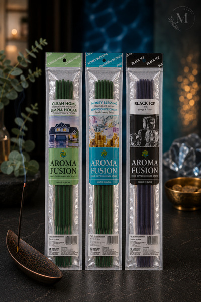 Morey Aroma Fusion 30 Adet Organik Çubuk Tütsü 3 Paket (50 CM - 3 SAAT YANMA ...