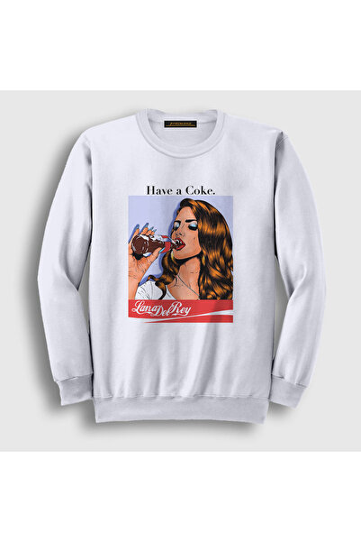 Presmono Unisex bela majica sa Coca-Colom Lana Del Rey 156257tt
