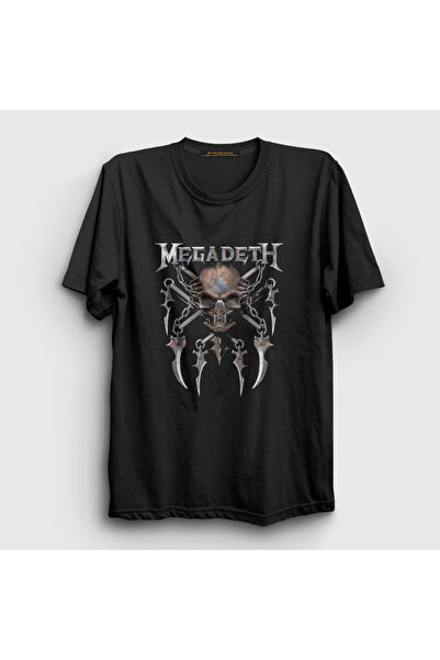 Presmono Unisex crna rđa Megadeth T-shirt 65931tt
