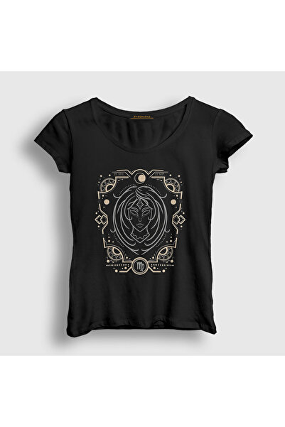 Presmono Ženski crni poklon u znaku Device T-shirt 530279tt