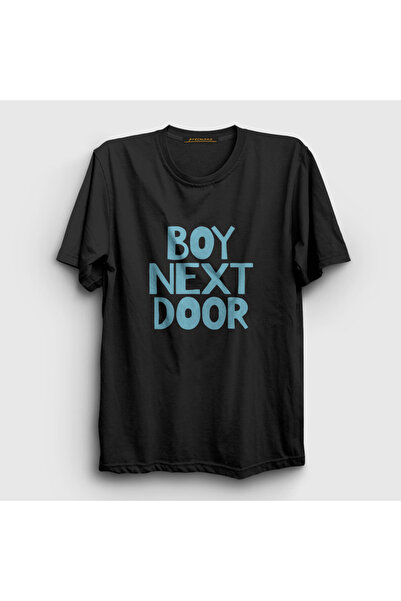 Presmono Унисекс мајица са логоом Siyah K Pop Boynextdoor 490861tt