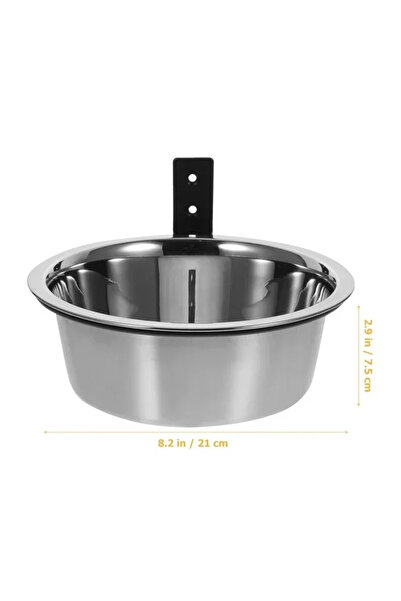 Choice 8 inch Pet Food Bowl Wall Mounted Dog Bowl Elevated Pet Feeding Bowls ...