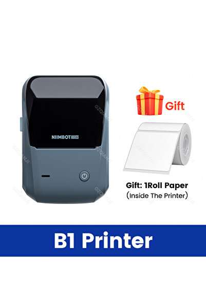 choice2 B1 Printer Niimbot B1 Label Printer Portable Handheld Thermal Maker B...