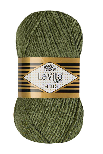 LaVita Yarn Chells Hand Knitting Yarn Desaryou (0424-Khaki)