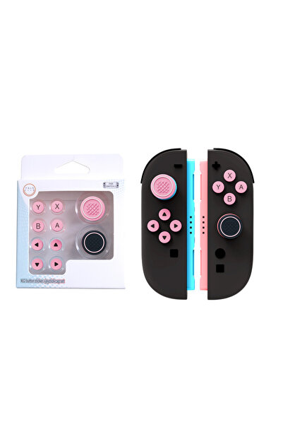 Choice6 9 Grip Caps Joystick Caps For Nintendo Switch 2 Thumb & ABXY Button S...