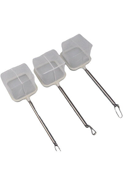 Choice1 S WHITE Aquarium Square Fishing Net With Suction Cup Extendable Long ...