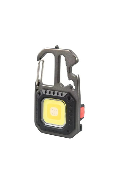 Choice W5138 gray Portable Mini EDC Keychain Light Rechargeable COB Work Lamp...