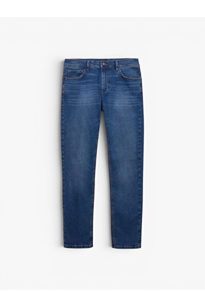 Sisley Erkek Stockholm Slim Fit Esnek Denim Pantolon 323A4MQBSE00C-SIS901