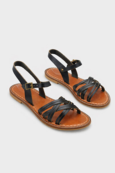 Capone Outfitters Darya 830 Genuine Leather Women's Bodrum Sandals