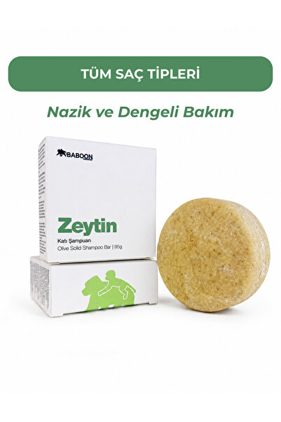 Baboon Natural Zeytin Katı Şampuan