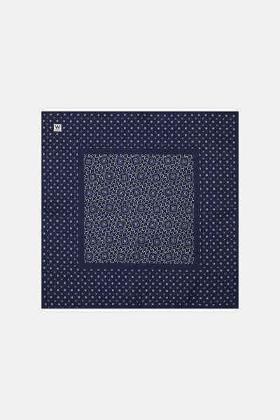 W Collection ÇİÇEK VE GEOMETRİK DESENLİ MENDİL