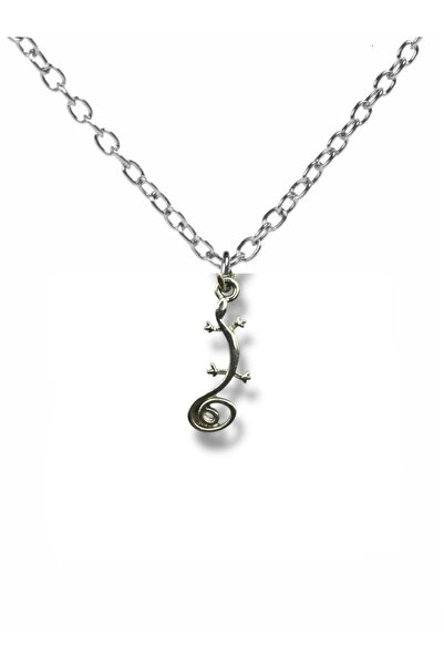 Herşey Nota Unisex Necklace with Snake Figure – 60 cm Chain, Wisdom and Trans...