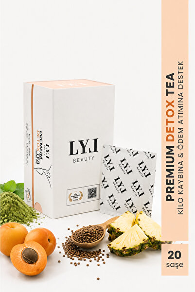 LYL BEAUTY Bromelain-lahana-matcha-kayısı Premium Detox Çayı--kilo Ve Ödem Atıcı