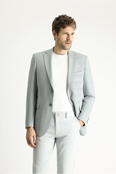Kiğılı 6 Drop Regular Fit Standard Cut Classic în carouri în relief