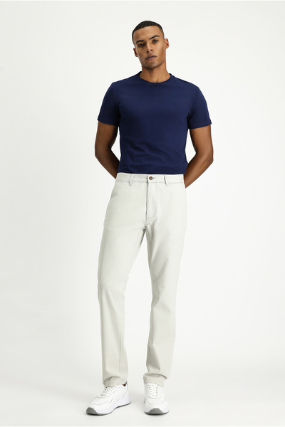 Kiğılı Super Slim Fit Extra Narrow Fit Lycra Canvas / Chino Trousers