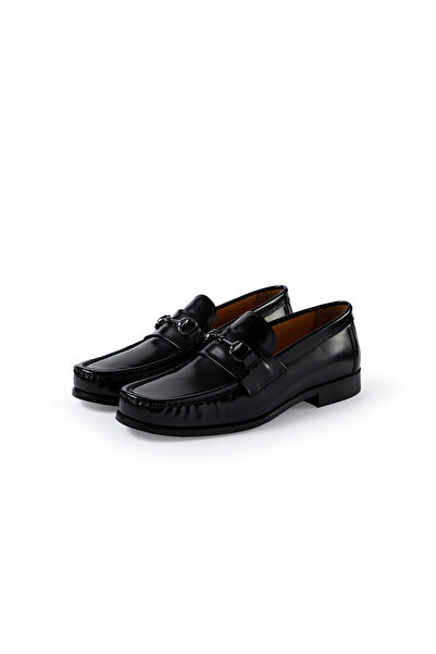 Abdullah Kiğılı Tokalı Klasik Deri Loafer Ayakkabı