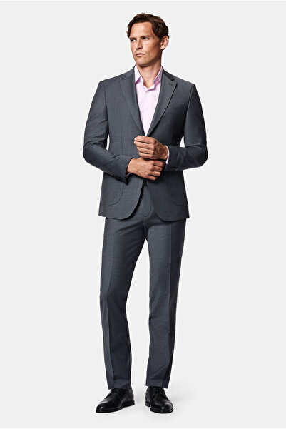 Abdullah Kiğılı 7 Drop Slim Fit Flex Suit Woolen Suit with Bag