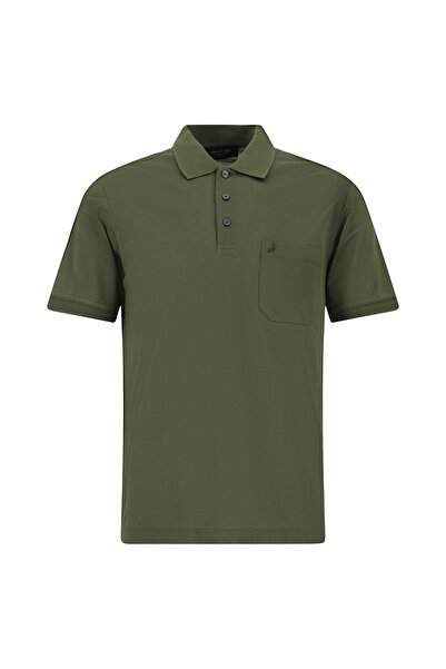 Abdullah Kiğılı Regular Fit Pamuk Nakışlı Merserize Polo Yaka T-shirt