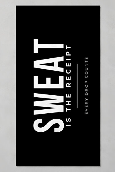 Luvis Store Sweat Is the Receipt Written Sports and Fitness Towel 50X100 cm -...