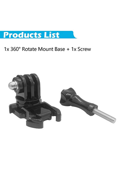Choice11 Rotate Mount Screw Accessories Kit Tripod Mount Adapter Quick Releas...